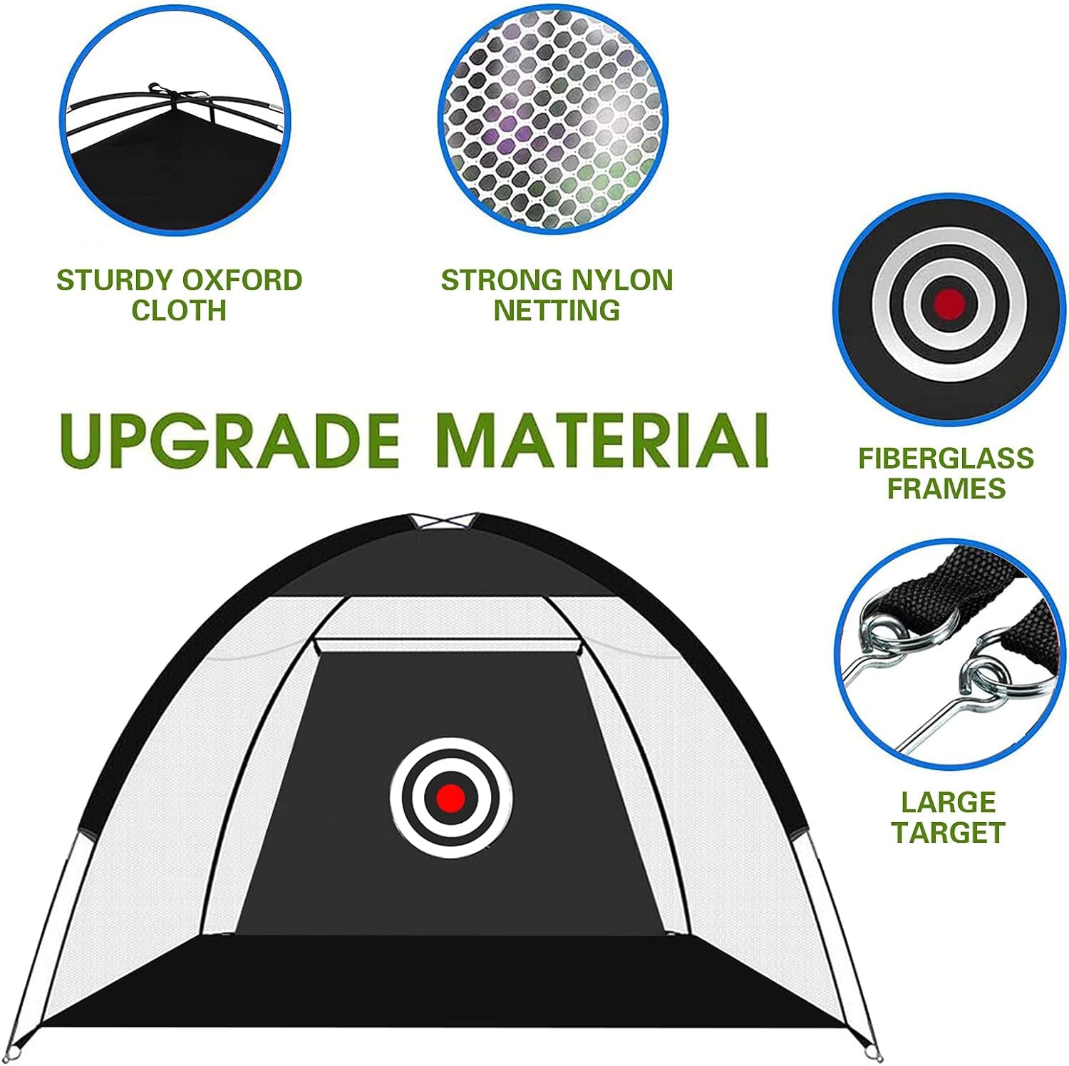 Golf Net Bundle, Golf Practice Net, Golf Accessories with Carry Bag, Golf Nets for Backyard Driving, Golf Hitting Net, Golf Practice Net, Golf Training for Adults