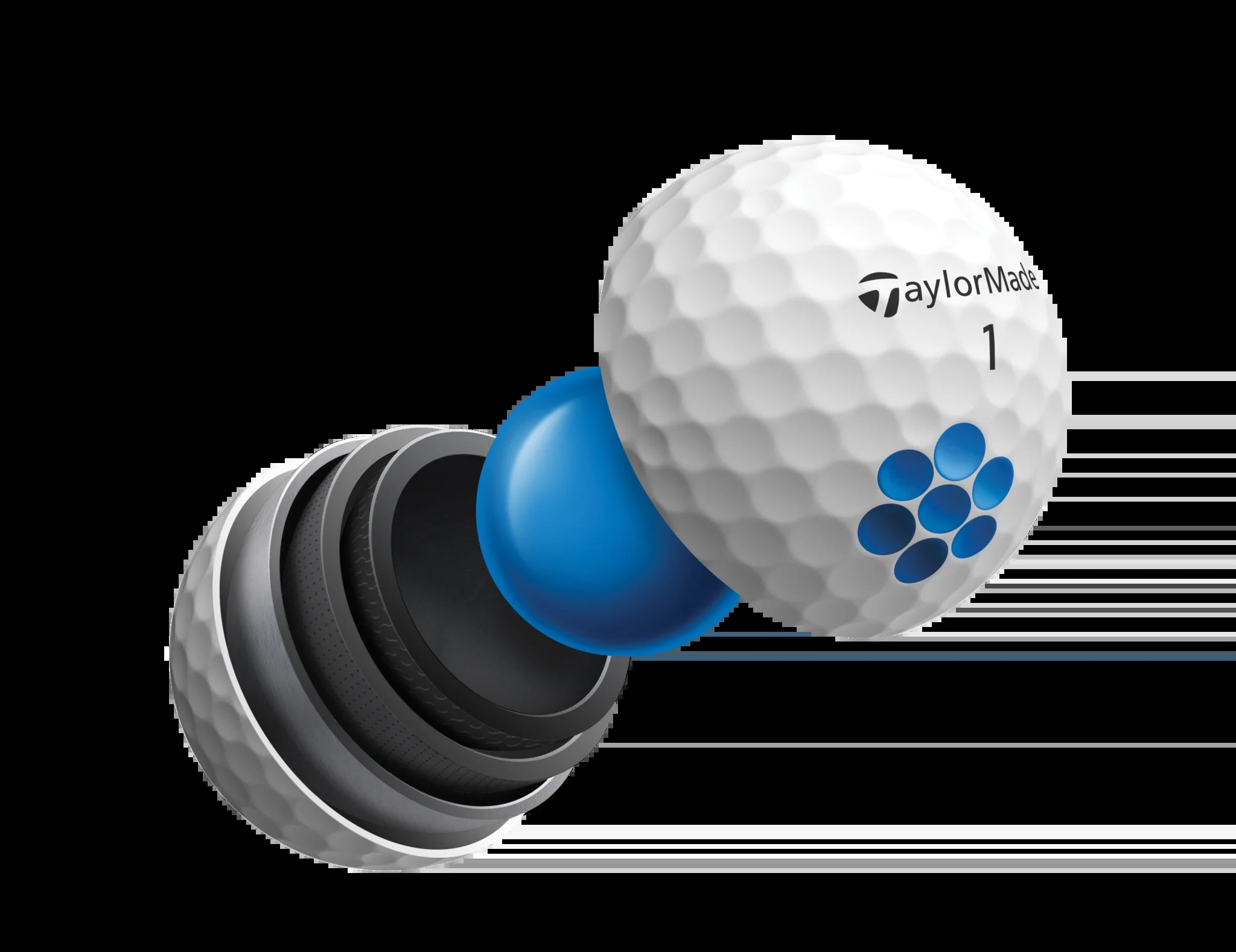 Golf Company 2021 TP5 Adult Tour Golf Balls, White Dimple, 1.4 Lb, (12 Pack)