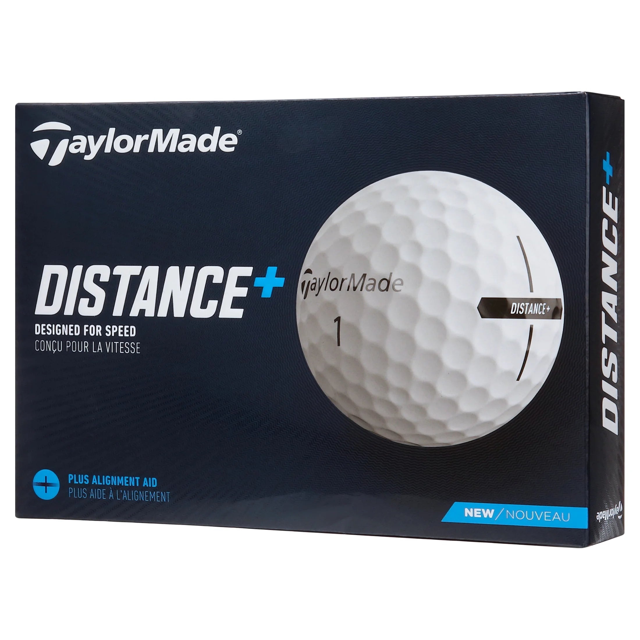 2021 Distance plus Golf Balls, 12 Pack, White